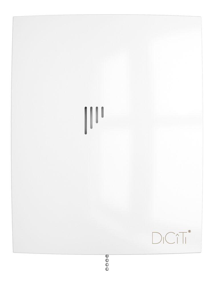  Вентилятор накладной BREEZE D100 обр.клапан тяг.выкл. DICITI 