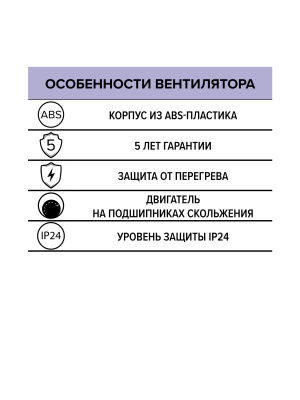 Вентилятор канальный PROFIT D125 осевой ERA