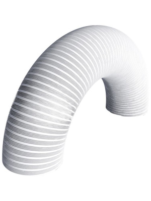 Воздуховод VA WHITE D135 гофрированный L до 3,15м алюминий DICITI